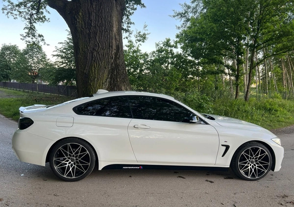 BMW Seria 4 cena 86000 przebieg: 186550, rok produkcji 2014 z Rybnik małe 254